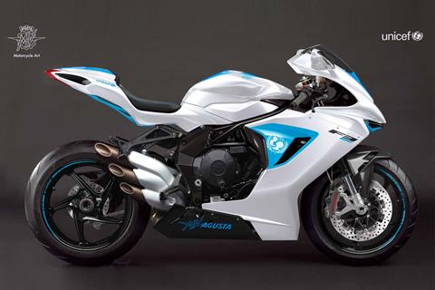 MV Agusta supports Unicef charity with one-off F3 800