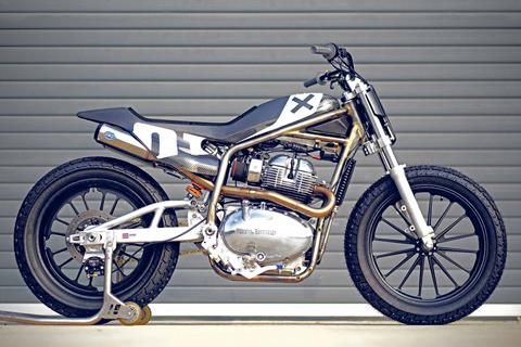 Royal Enfield custom 650 'tracker' and new Slide school hints at future