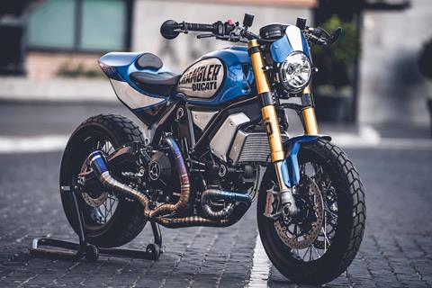 CC Racing Garage Scrambler 1100 wins Ducati Custom Rumble competition