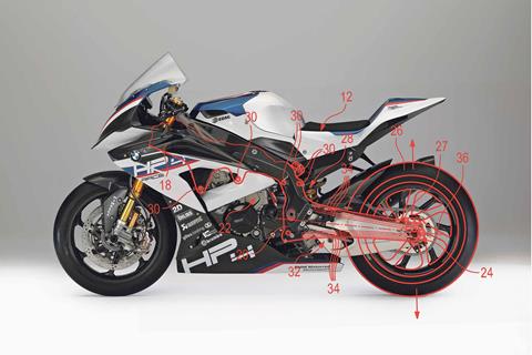 BMW's carbon-fibre swingarm replacement concept