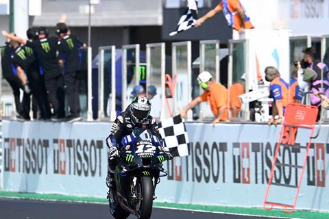 MotoGP: Maverick Vinales wins a chaotic Emilia Romagna Grand Prix