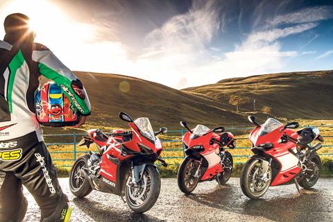 Dream Ducatis: Michael Neeves tangos with a trio of Superleggeras