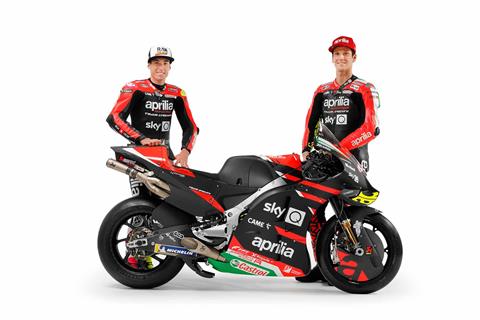 MotoGP: Aprilia unveils its 2021 RS-GP and livery in Qatar