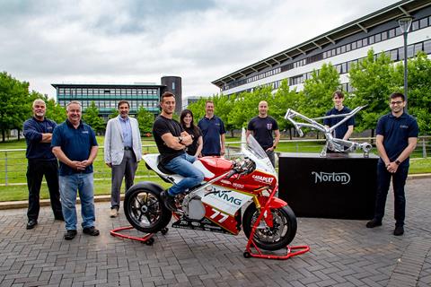 A new Frontier: Norton provide support to students for electric bike project