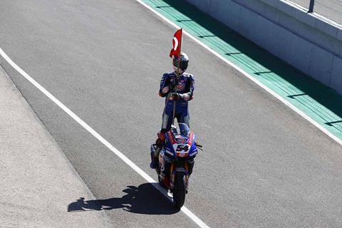 WSB Portimao: Toprak Razgatlioglu wins dramatic opening race in Portugal