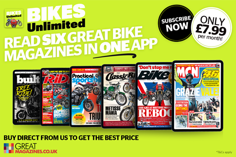 Read six great bike magazines in one app