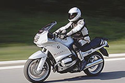 First test of new BMW R1150RS