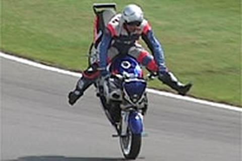 Carmichael in stunt action