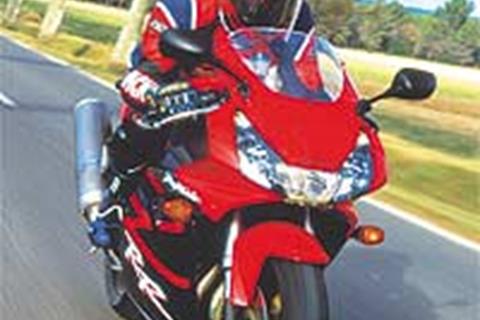 The 2002 Fireblade, tested on the road