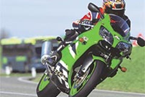 First test on 636cc Kawasaki ZX-6R