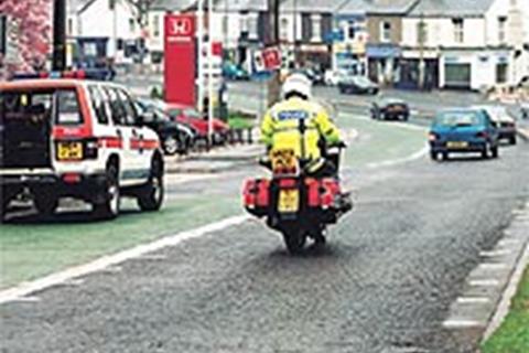 Speed trap cops a parking fine