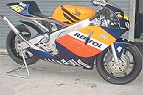 NSR250 bodykit tops off the Rossi look