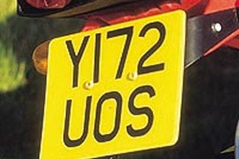 DVLA want tax discs on numberplates