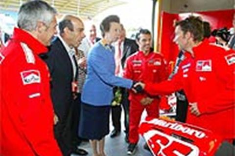 Princess Anne visits Dutch TT