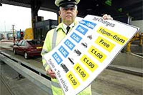 Dartford Crossing bike-only lane for Brands