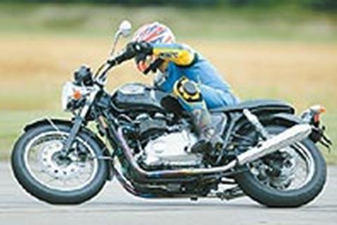 Cafe racer Bonnie spied