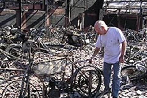 Fire destroys National Motorcycle Museum