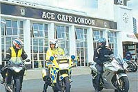 MCN meet at Ace Cafe