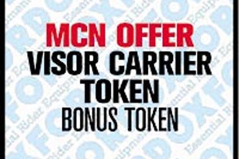 Visor carrier for every MCN reader: extended offer.