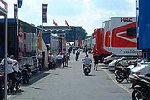 MCN Race Paddock at the NEC Show