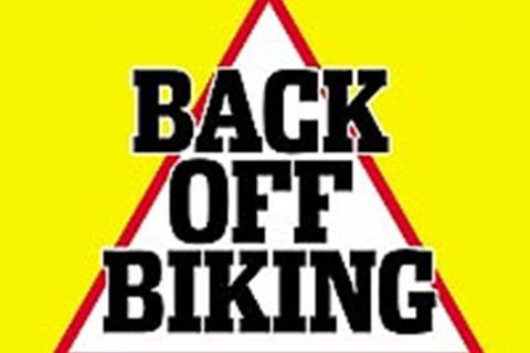 Back off biking: Show your support