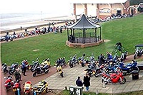 Riders protest over seaside parking charge