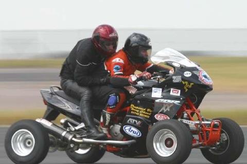 150mph Deafblind rider